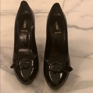 Fendi black heels
